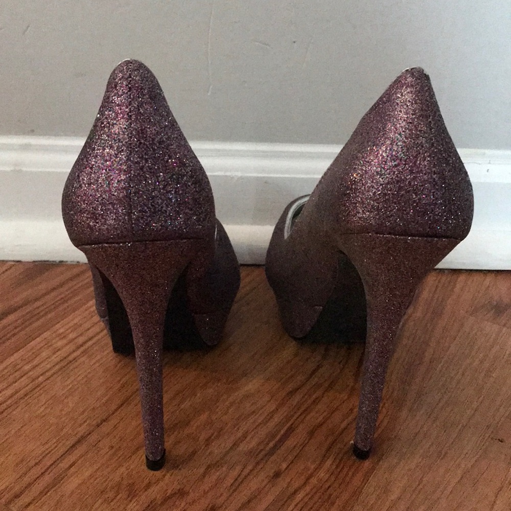 Pink Sparkly JLo high heels - Picture 4 of 4